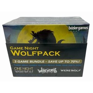 WolfPack Game Bundle: One Night Ultimate Werewolf, Werewords, Ult Werewolf